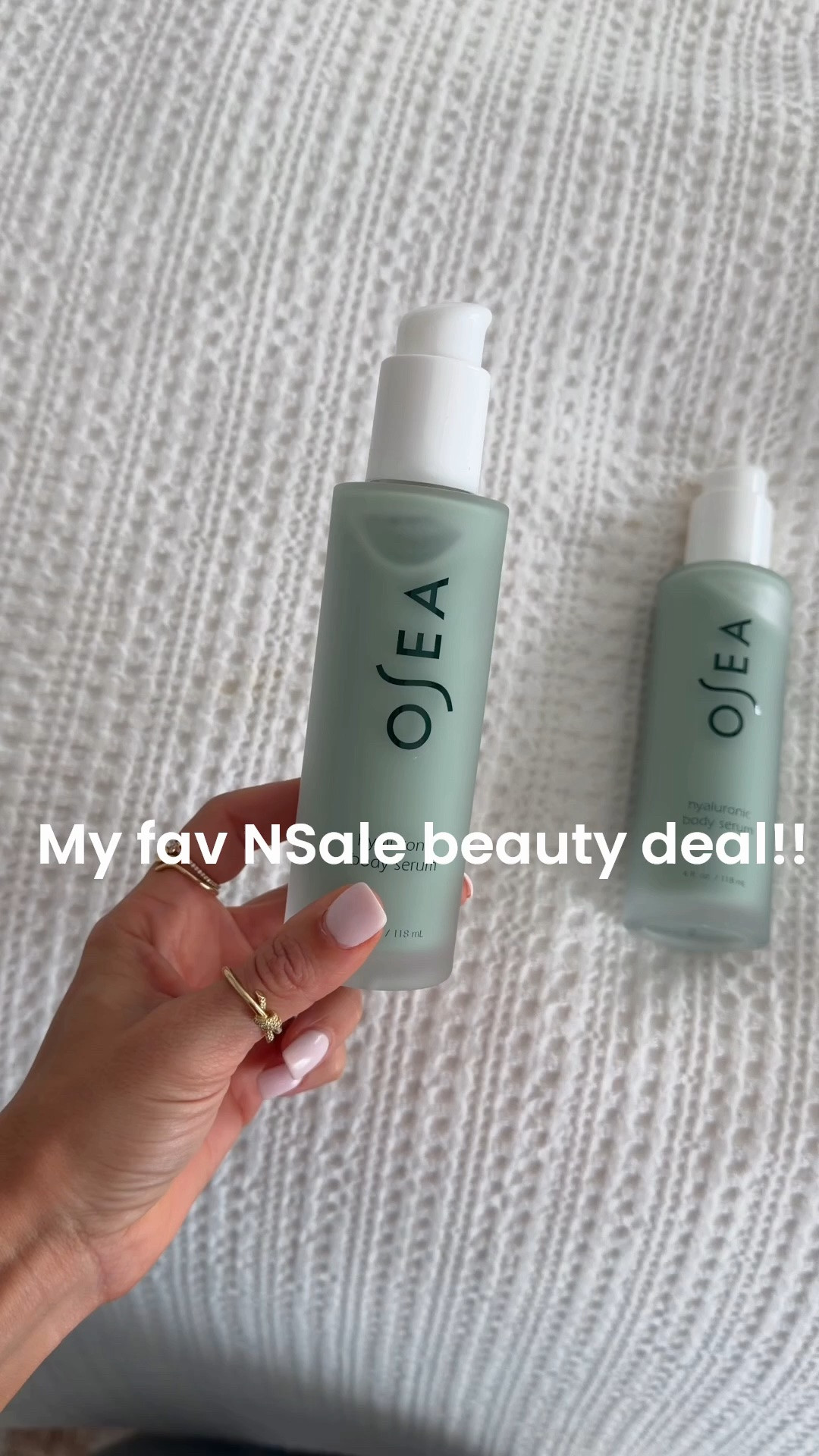 Thinking some of my favorite beauty deals from the Nordstrom anniversary sale. This hyaluronic body serum is one of my favorite beauty products that I use every single day. I use it morning and night when I get out of the shower. You can layer lotion or oil on top of it. It can increase your skin hydration by 161%. It is such a great anti-aging hack!

#LTKmorningroutine #LTKselfcare #LTKBeauty