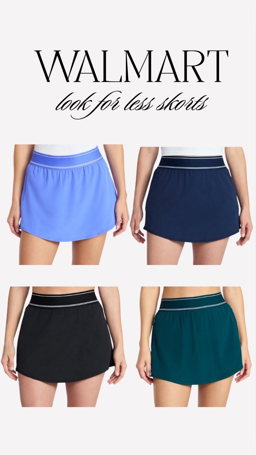 Look for less skorts! 

#LTKgrwm #LTKSeasonal #LTKdayinmylife