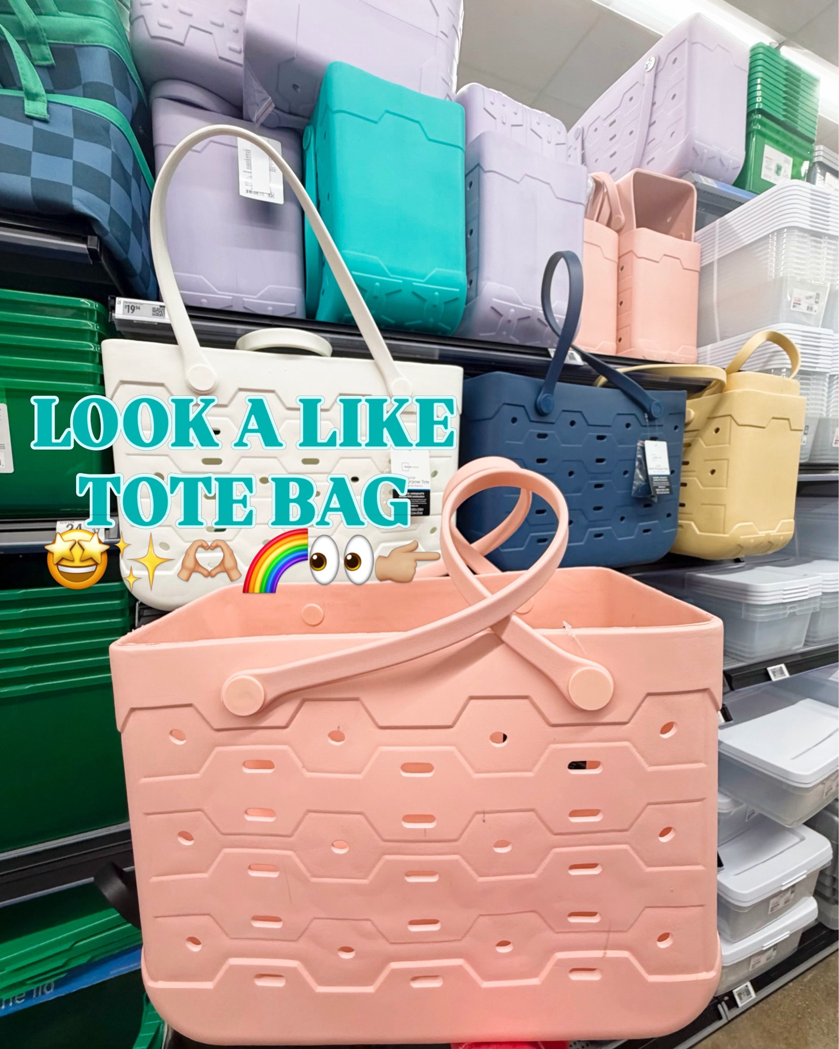 New Walmart arrivals! Waterproof tote bag! Look for less! 👀✨
