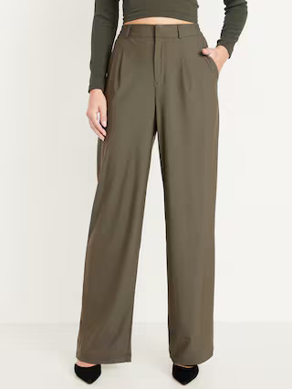 High-Waisted SleekTech Trouser Pants | Old Navy | Old Navy (US)