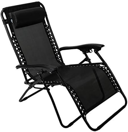 Pacific Pass Zero Gravity Chair Folding Patio Recliner Adjustable Anti Gravity Lounge Chair with ... | Amazon (US)