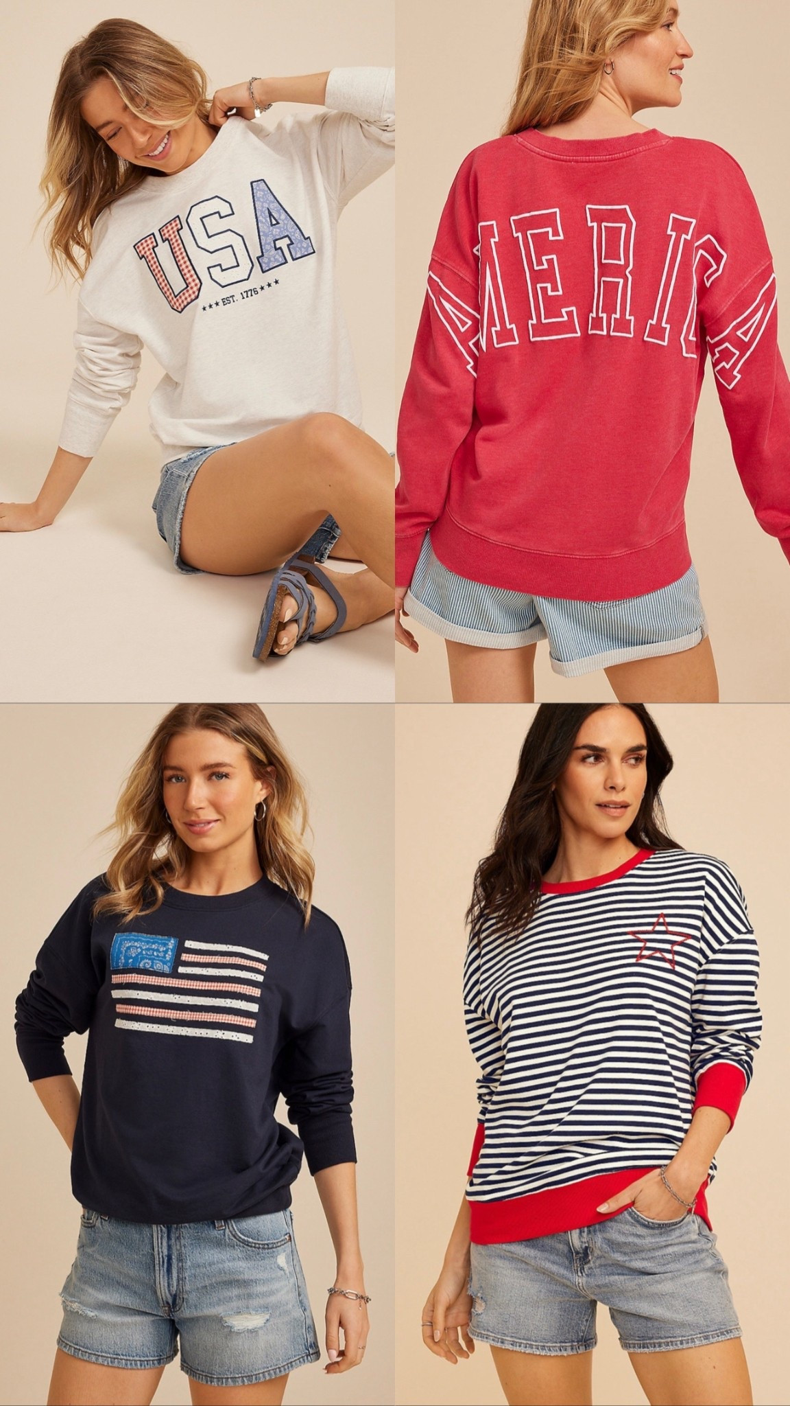 $25 graphic Americana sweatshirts @Maurices 🇺🇸

#LTKTravel #LTKootd #LTKSeasonal