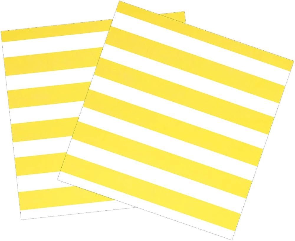Youmewell Disposable Paper Party Napkins Yellow Gingham 60 Count | Amazon (US)