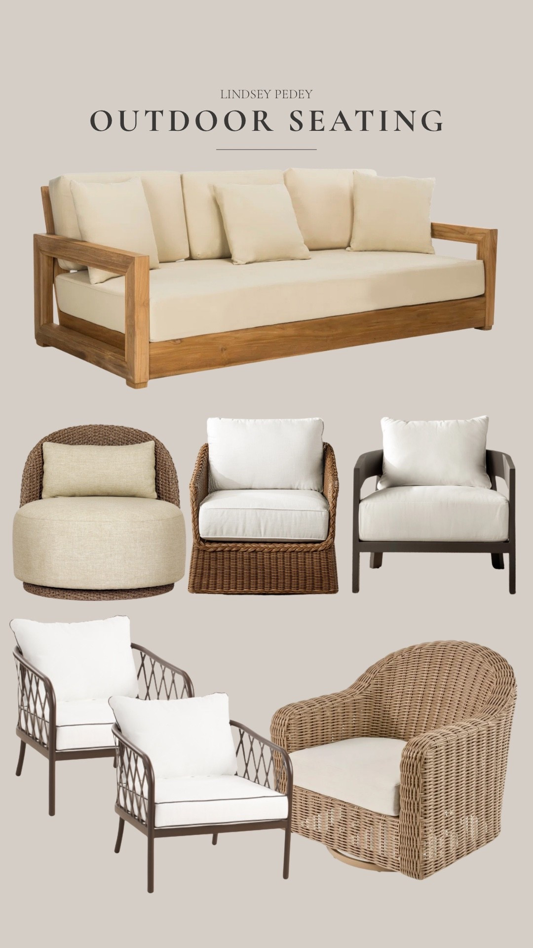 Outdoor seating inspo!

Outdoor sofa, outdoor dining chairs, outdoor lounge chairs, patio inspo

#LTKSeasonal #LTKHome
