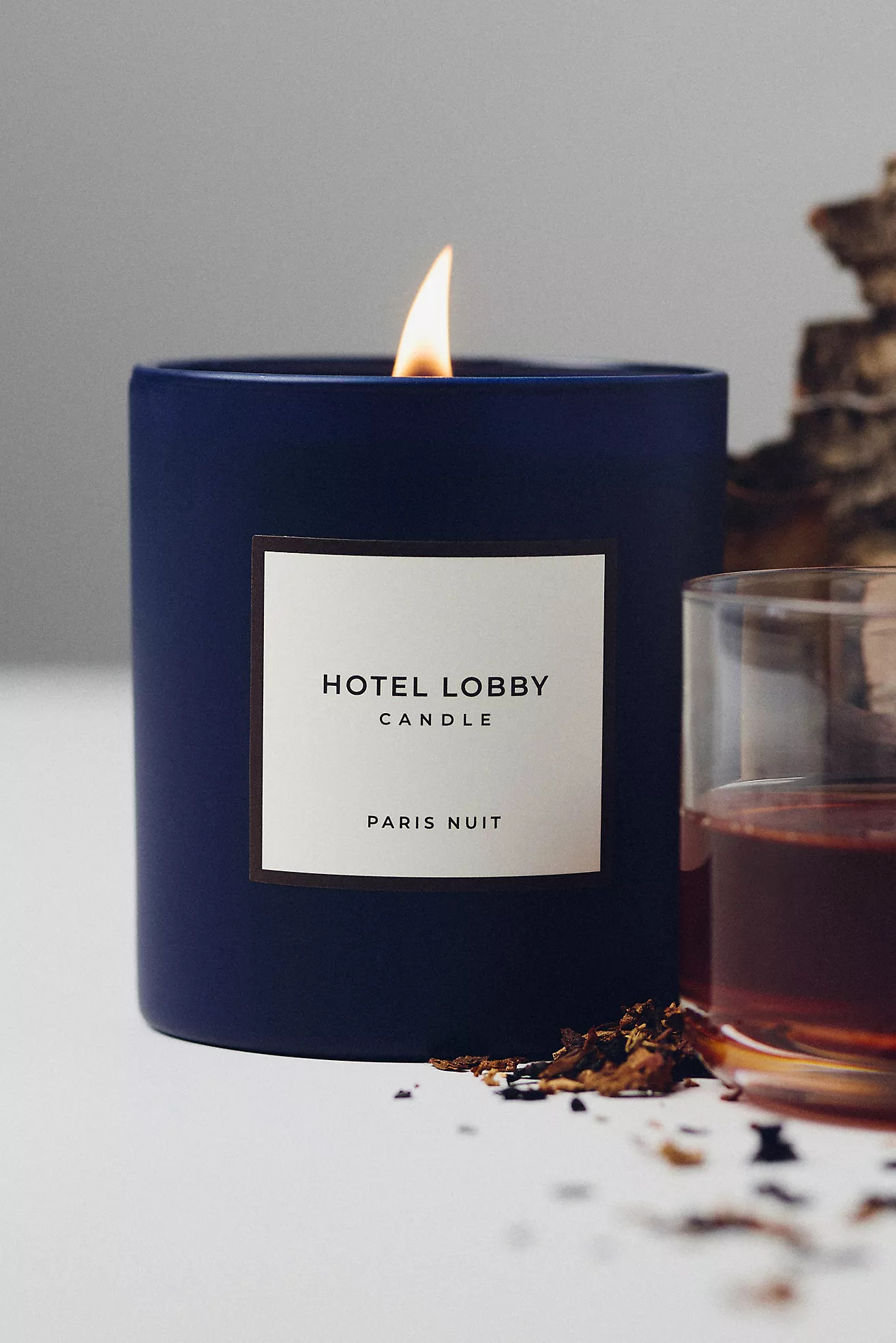 Hotel Lobby Woody Paris Nuit Boxed Glass Candle | Anthropologie (US)