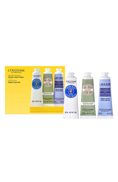 L'Occitane Travel Size Shea Hand Cream Favorites Set $37 Value at Nordstrom | Nordstrom