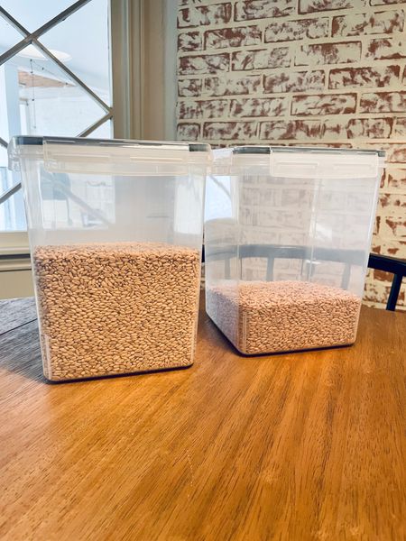 Food Storage ✨

We love these bins for any sort of food or grain storage! They come in a 4 pack and are all the same size, so they can easily be organized in one cabinet together!



#LTKhome #LTKGiftGuide