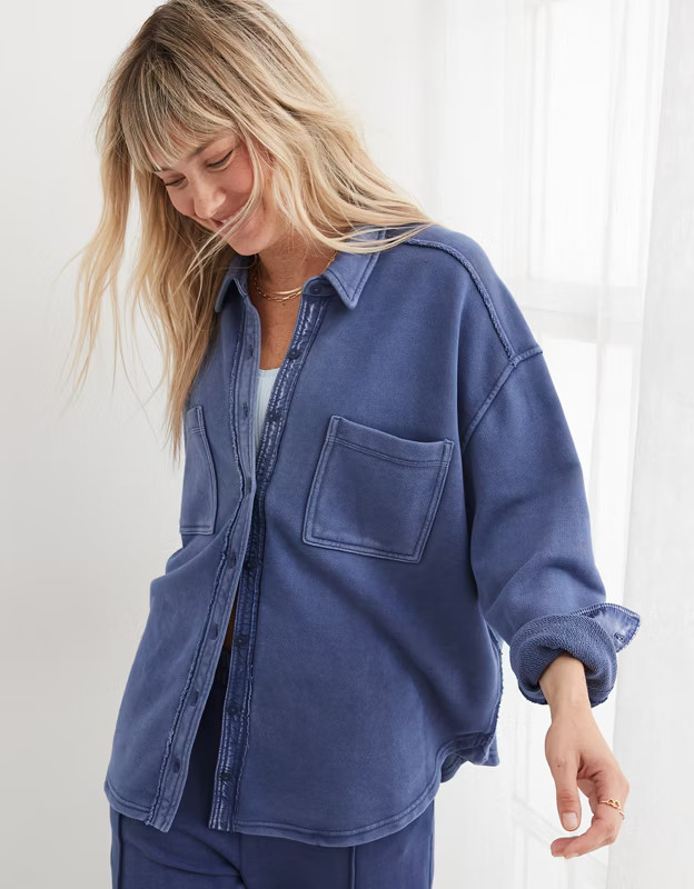 Aerie LumberJane Fleece Shirt | Aerie