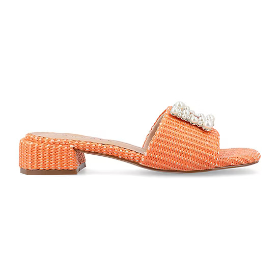 Journee Collection Womens Justina Heeled Sandals | JCPenney