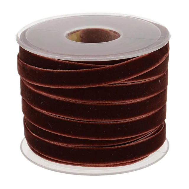 20 Yards Velvet Ribbon Spool Available in Many Colors 0.4inch Wide Decorate Ribbon for Wrapping H... | Walmart (US)