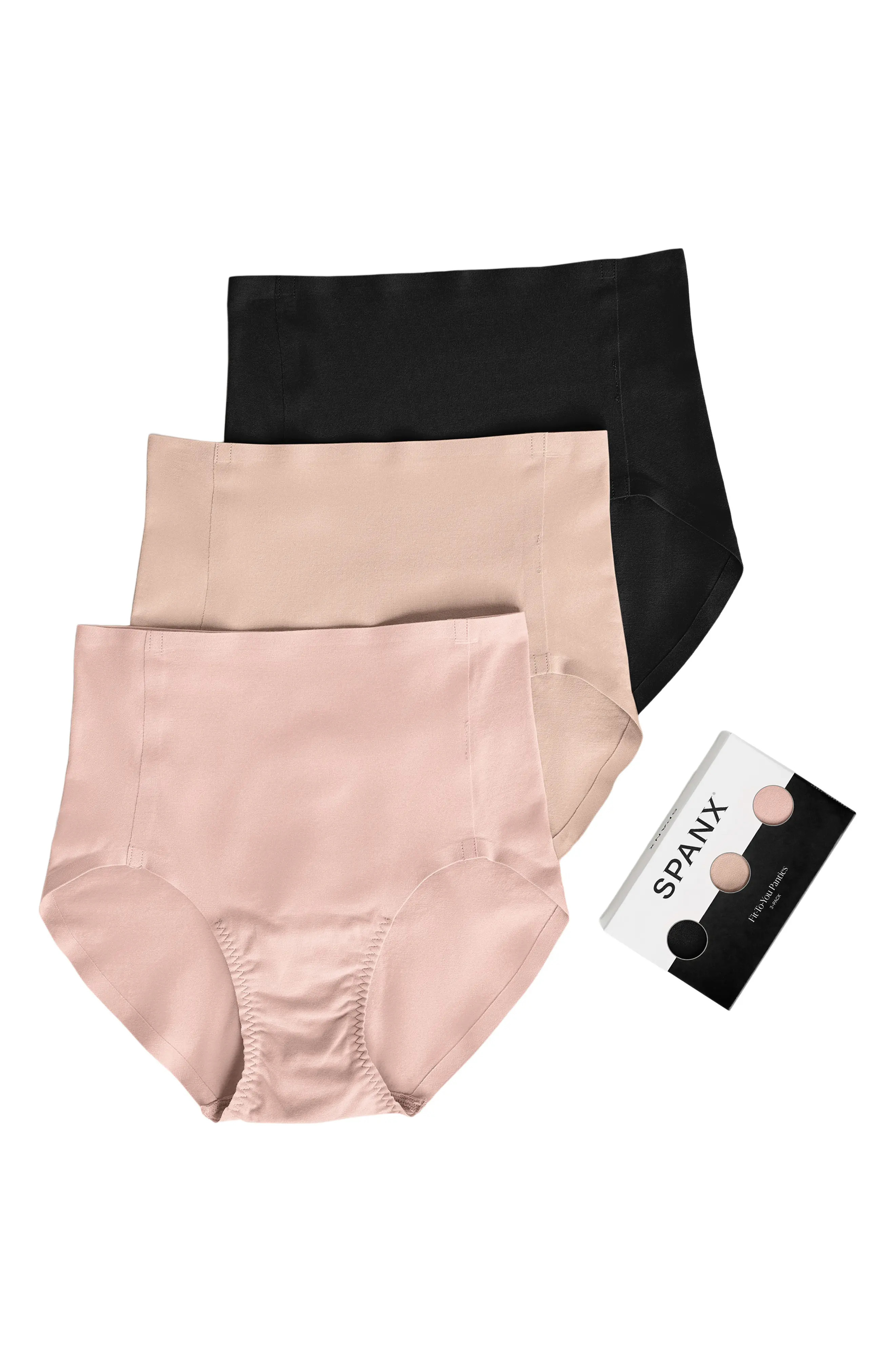SPANX® Fit to You Assorted 3-Pack Briefs in Naked 2.0 at Nordstrom | Nordstrom