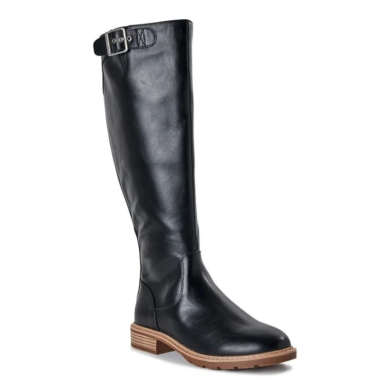 Time and Tru Women's Tall Riding Boots | Walmart (US)