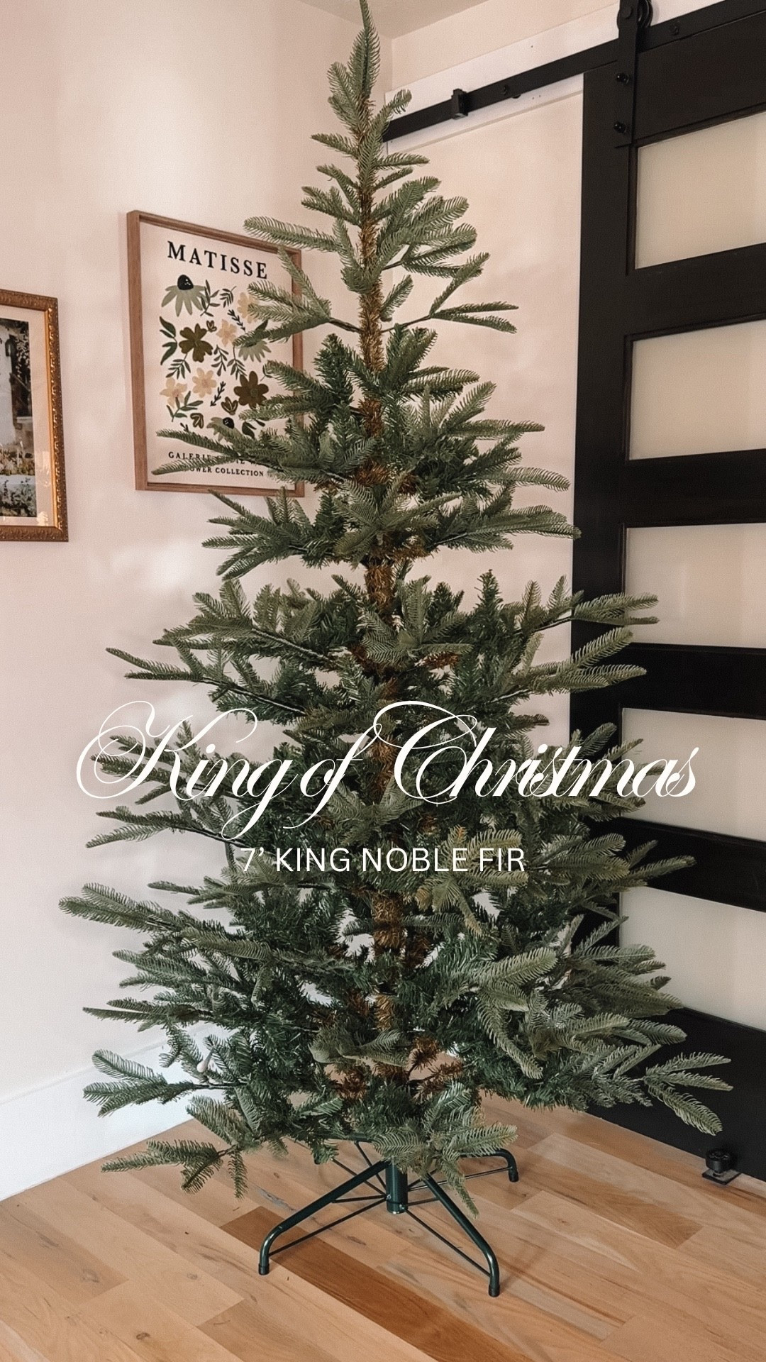 King of Christmas 
7.5’ King Noble Firr

#LTKHome #LTKHoliday #LTKSeasonal