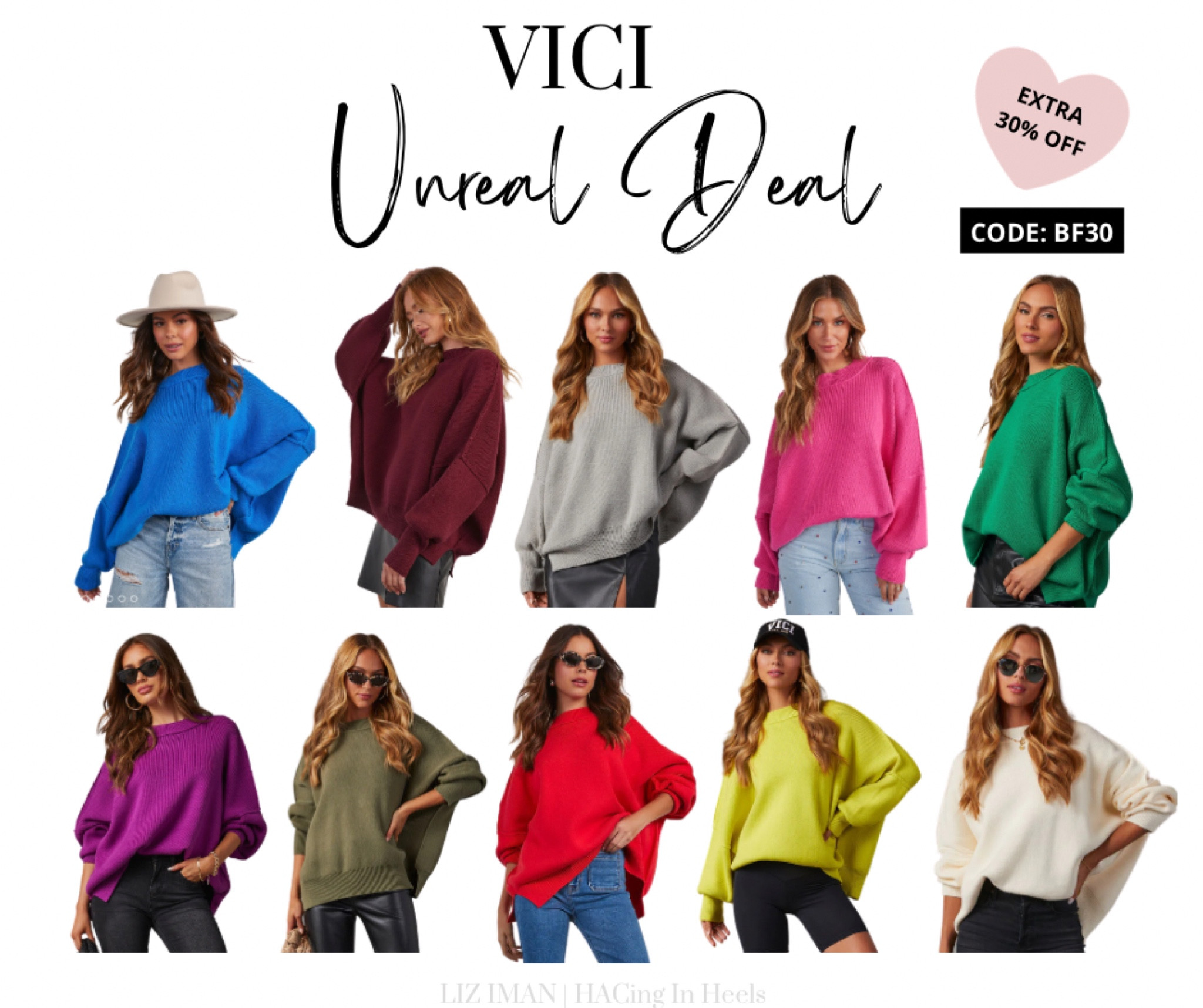 My favorite oversized sweater is on major sale!!! Get an extra 30% off with code BF30. 

#LTKCyberWeek #LTKsalealert #LTKGiftGuide