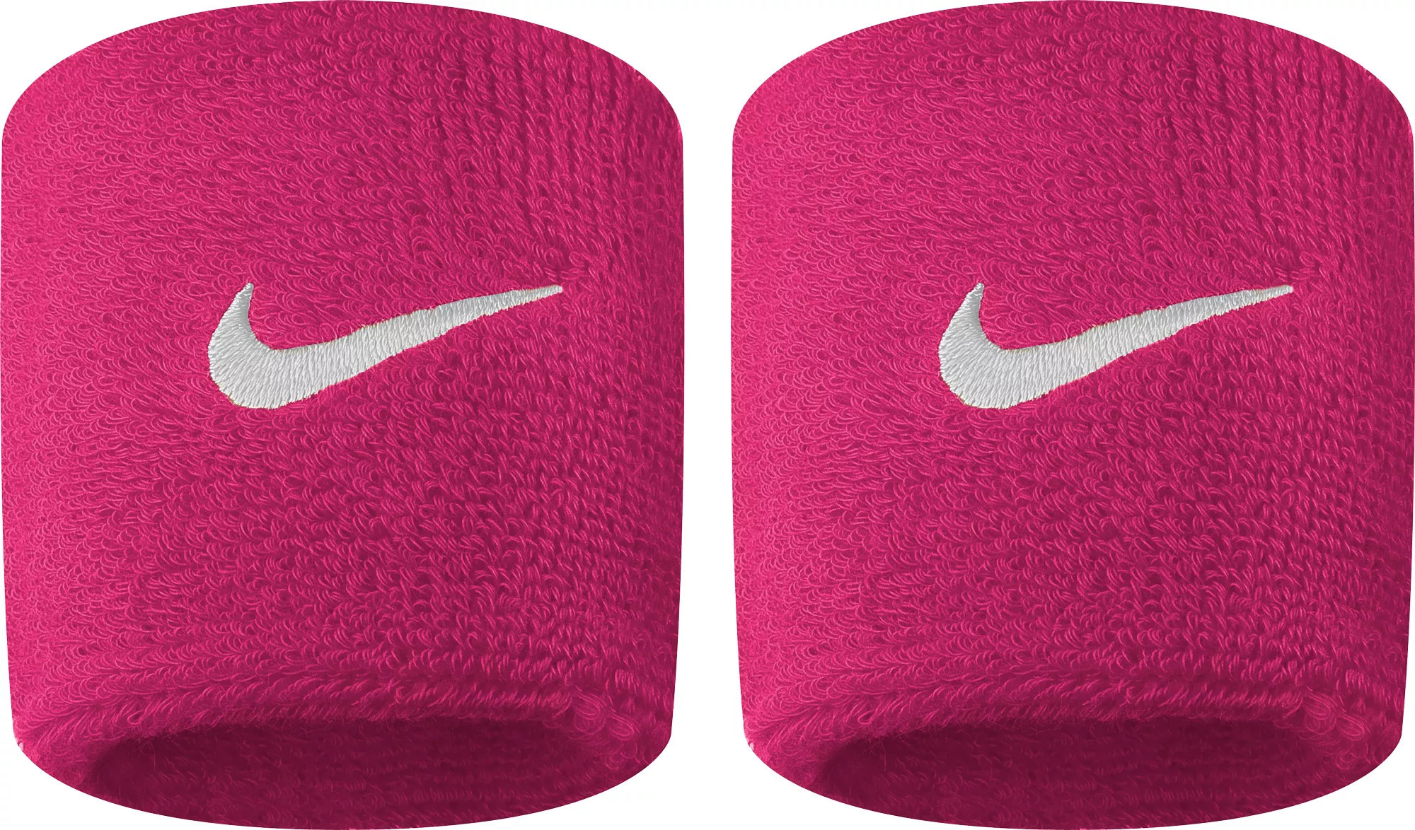 Nike Swoosh Wristbands - 3", Pink/White | DICK'S Sporting Goods