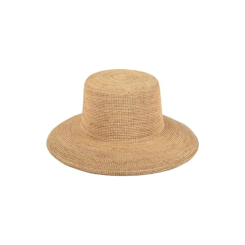 Lack of Color The Inca Bucket Wide – Natural Raffia Straw Hat for Women, Hand-Crocheted Wide Brim Bucket Hat for Sun and Beach Days, Size Large | Amazon (US)