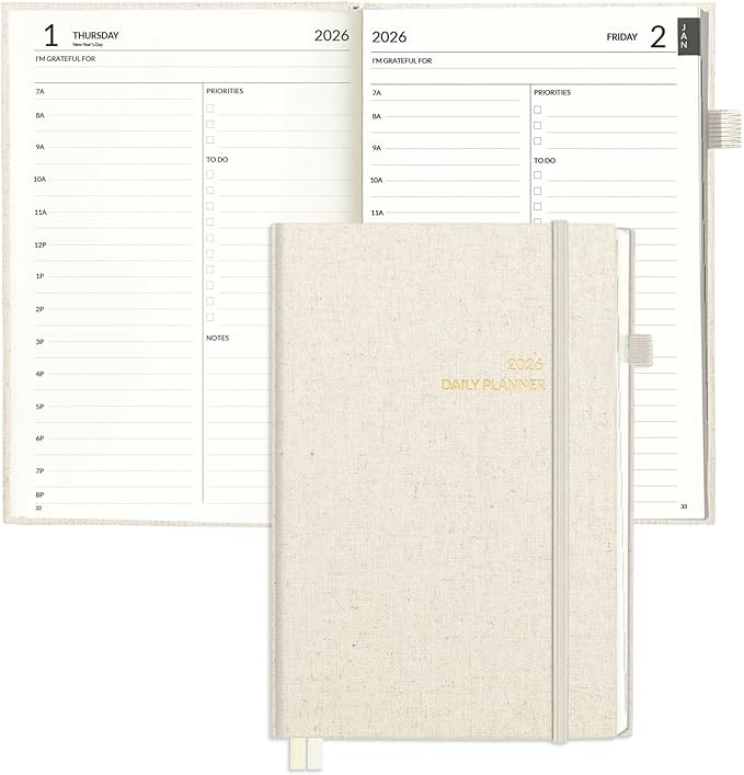 SUNEE 2026 Planner - Daily Planner 2026 for Productivity | Weekly & Monthly Goal Achievement Syst... | Amazon (US)