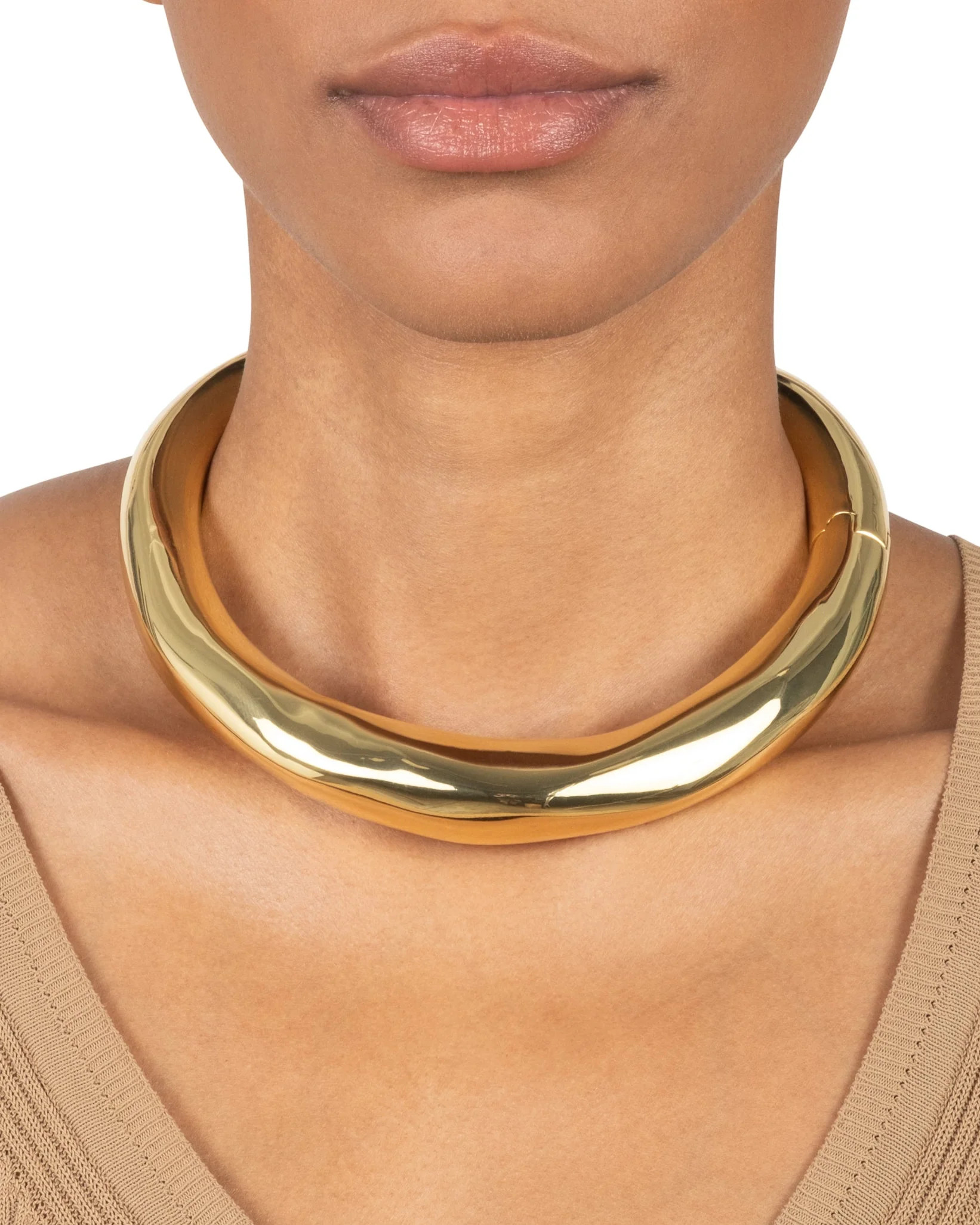 Metal Hinge Collar- Gold | Alexis Bittar