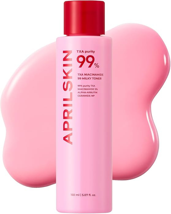 APRILSKIN TXA+Niacinamide 99 Pink Milky Toner | 99% High-Purity TXA 3%+ Niacinamide 5% for Bright... | Amazon (US)