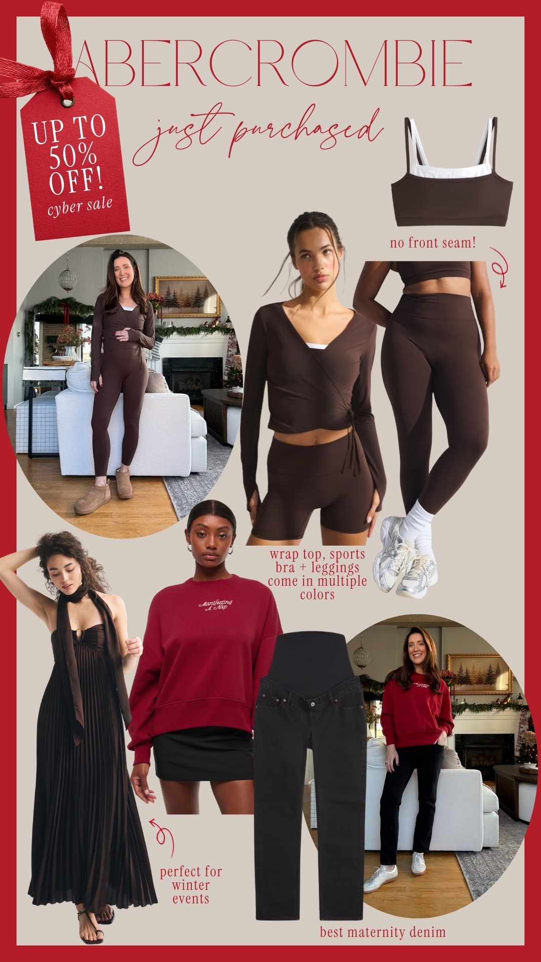 My recent Abercrombie Abercrombie Black Friday sale 25-50% off everything + extra 15% off code: CYBERAF

#LTKCyberWeek #LTKSaleAlert