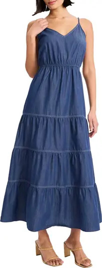 Maggy London Tiered Chambray Sundress | Nordstromrack | Nordstrom Rack