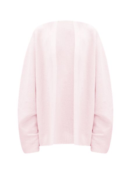 Boxy Cotton-Blend Knit Wrap | Women's Sweaters | lululemon | Lululemon (US)