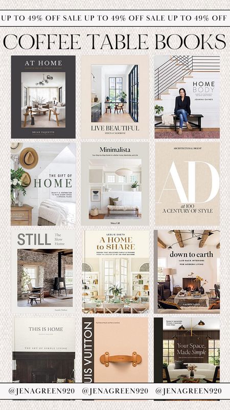 Coffee Table | Coffee Table Books | Neutral Books | Coffee Table Decor

#LTKhome #LTKstyletip #LTKunder50