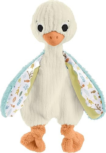 ​Fisher Price Baby Sensory Toy Snuggle Up Goose Plush with Jingle Sounds for Developmental Play Newborns Ages 3+ Months | Amazon (US)