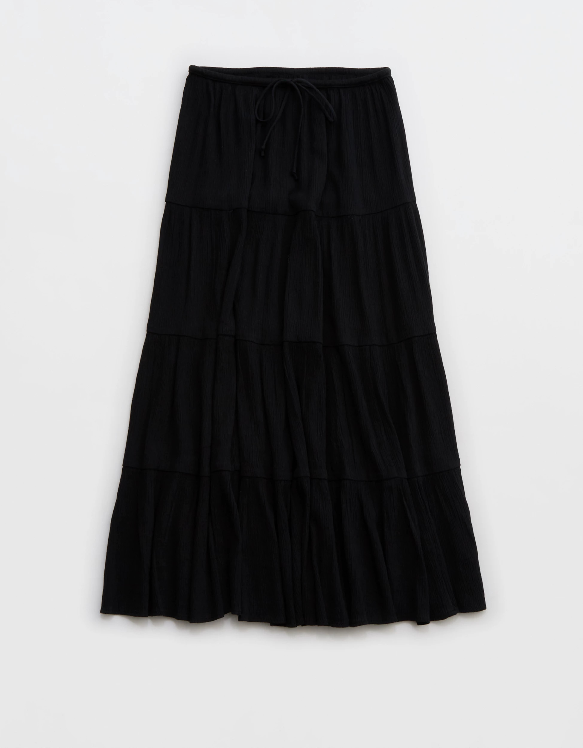 Aerie Beach Club Tiered Maxi Skirt | Aerie