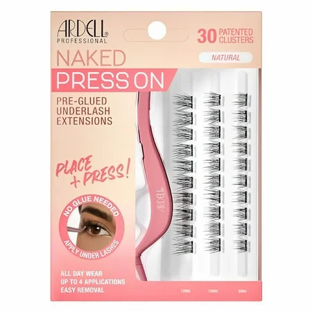 Ardell Naked Press On Pre-Glued Underlash Extensions - Natural (Pack of 2) | Walmart (US)