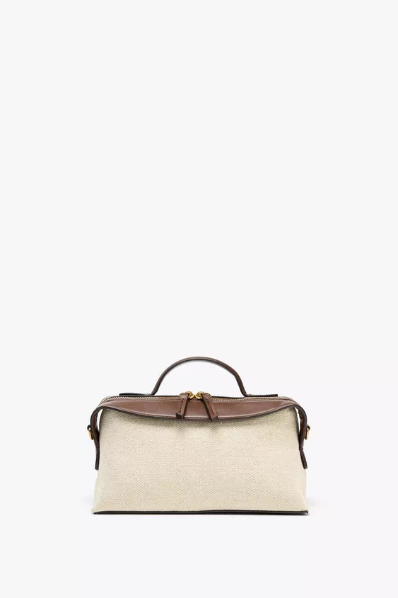 CANVAS OBLONG CITY BAG | Zara UK