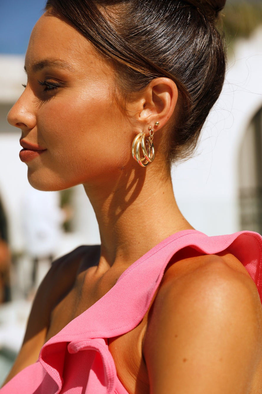 Monet Love Earrings Gold | Hello Molly (AU)