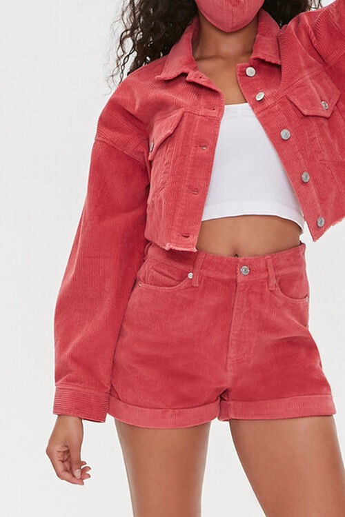 Corduroy Cuffed Shorts | Forever 21 (US)