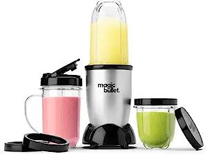 Magic Bullet Blender, Small, Silver, 11 Piece Set | Amazon (US)