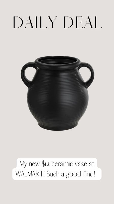 My new $12 ceramic vase at Walmart! 

Lee Anne Benjamin 🤍

#LTKhome #LTKunder50 #LTKstyletip