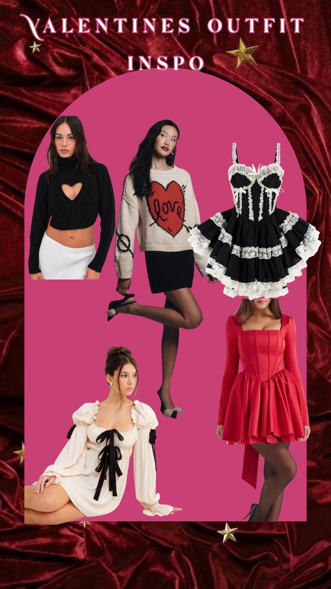 Valentines outfit inspo! #valentinesday #valentinesoutfitinspo #valentines 

#LTKSeasonal #LTKootd