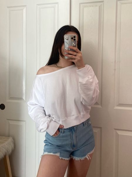 Casual spring / summer outfit inspo!🫶

Sizing:
- top runs oversized, wearing a small
- shorts are true to size but size down if inbetween, wearing a 4 & they’re a tad big (I’m typically between a 2 & 4)

Hollister shorts / Hollister / off the shoulder top / off the shoulder sweatshirt / shorts outfits / light wash shorts outfits / Neutral fashion / neutral outfit /  Clean girl aesthetic / clean girl outfit / Pinterest aesthetic / Pinterest outfit / that girl outfit / that girl aesthetic / vanilla girl / college fashion / college outfits / college class outfits / college fits / college girl / college style / college essentials / amazon college outfits / back to college outfits / back to school college outfits / college tops / Spring Outfits / Spring Break Outfits / Spring Fashion / Spring Beach / Spring 2024 / Spring Outfits / Summer Trends / Summer Tops / Summer Travel Outfit / Summer Vacation Outfits / Summer Vacation / Casual Summer Outfits / Summer Palette / Summer Shirts / Summer Styles / Summer Shorts / Summer / Summer Outfits / Summer Outfits Teens / Summer Outfits Womens / Summer Outfits 2024 / casual summer outfits / Summer Looks / Summer Must Haves / Summer Outfits / Summer In Italy / Italian Summer / Summer Casual / Summer Clothing / Summer Essentials / Summer Europe


#LTKfindsunder50 #LTKfindsunder100 #LTKSeasonal