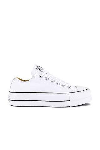 Converse Chuck Taylor All Star Lift Sneaker in White & Black from Revolve.com | Revolve Clothing (Global)