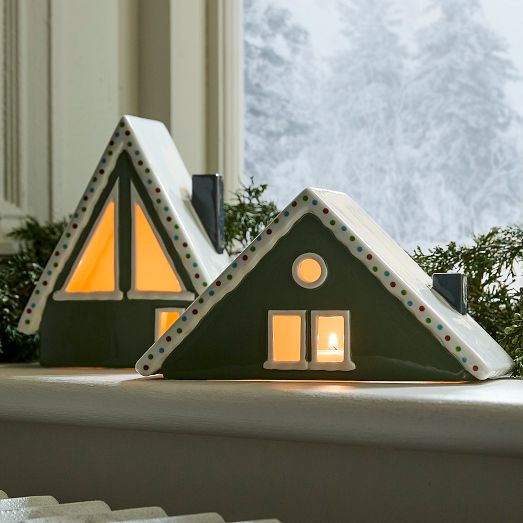 Painted Ceramic Lodge House Objects | West Elm (US)
