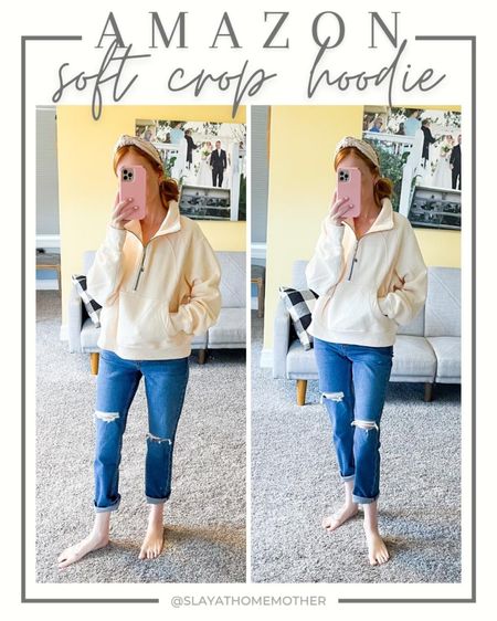This crop hoodie has stolen my heart! Super soft, baggy, perfect for cozy bonfire nights or car rides to a camping trip. Wearing a size small in color apricot - one of my new favorite closet additions! 

I’m a usually size XS in most clothing, but love the soft baggy feel of this sweatshirt.

Amazon petite style, petite fashion, travel wear, amazon sweatshirt, petite hourglass, hourglass figure, cozy sweatshirt, under 50



#LTKunder50 #LTKFind #LTKstyletip