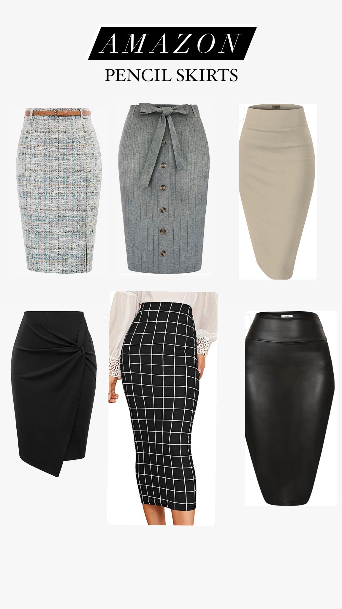 The perfect pencil skirts for any occasion!✨

#LTKFind #LTKfit #LTKunder50