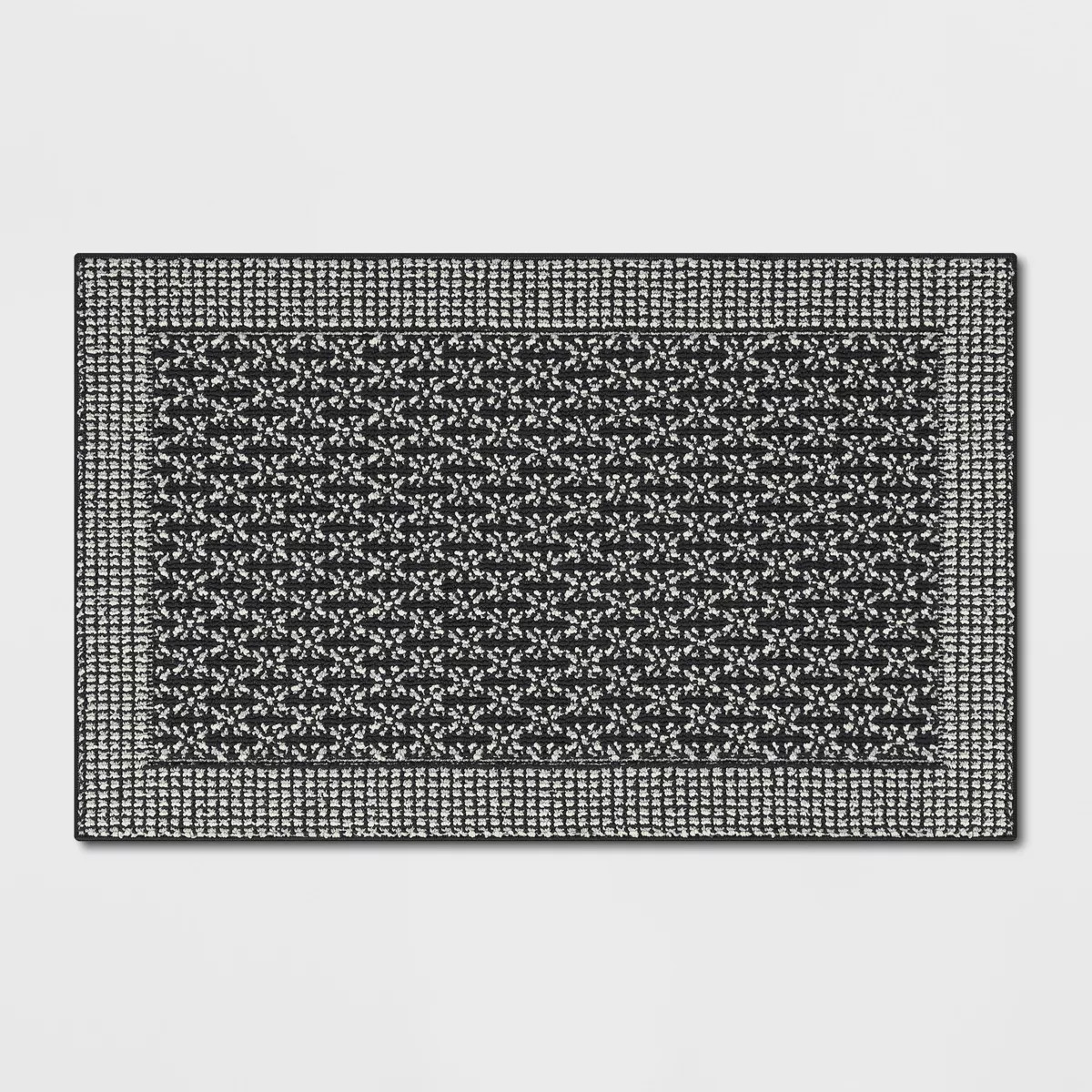 Washable Geometric Border Tufted Rug - Threshold™ | Target