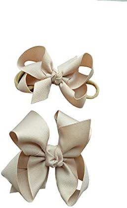 Generic Matching set of bows for sisters: A big bow with an Alligator clip suitable for a toddler... | Amazon (US)