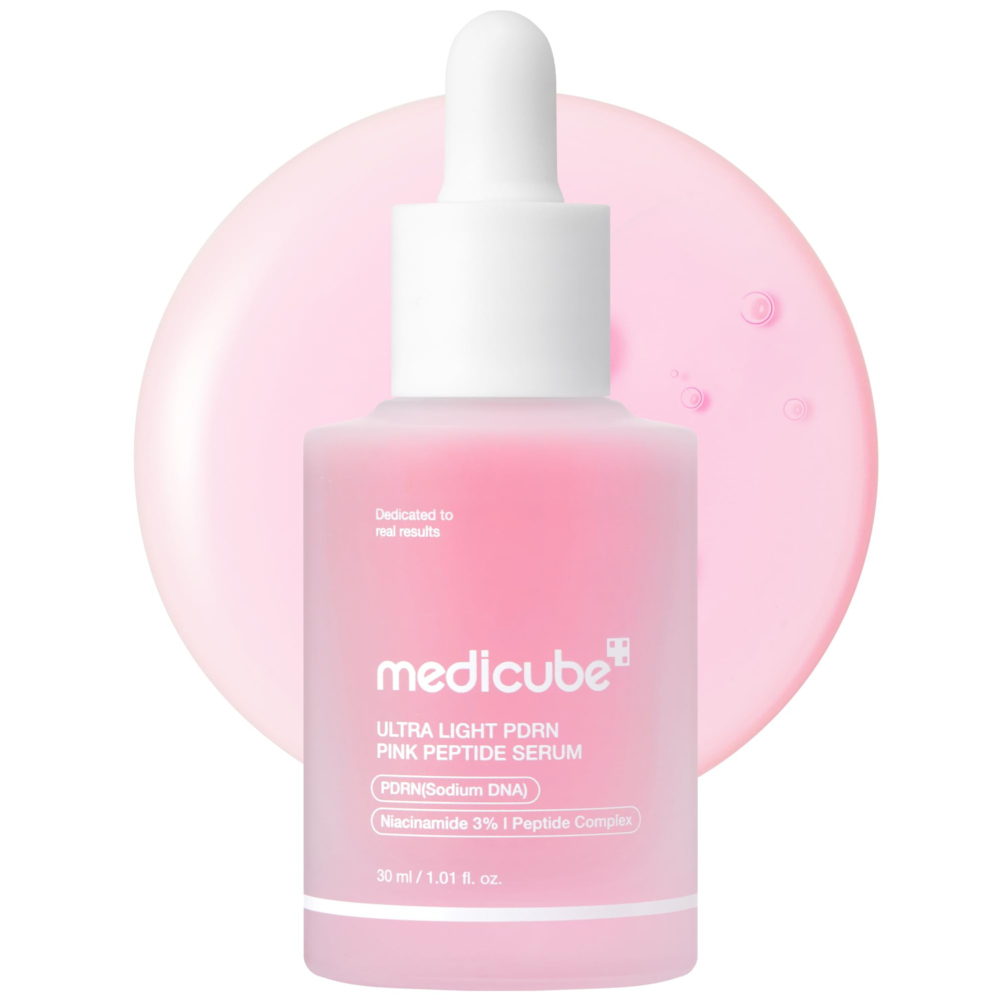 medicube PDRN Pink Peptide Serum with Salmon DNA | Ultra Light Hydrating Serum with Hyaluronic Ac... | Amazon (US)