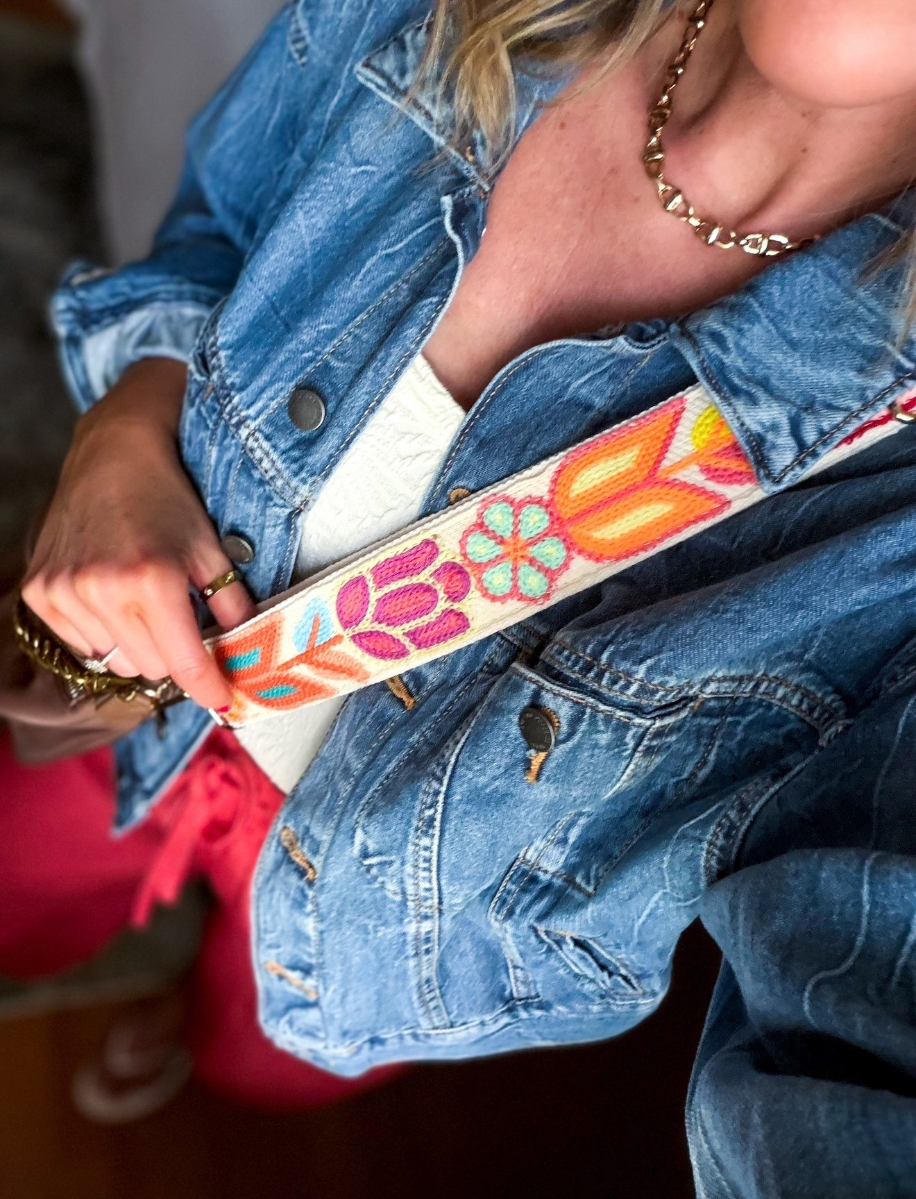 How fun is this new purse strap?! Add a fun pop of color to any outfit 

#LTKootd #LTKSeasonal