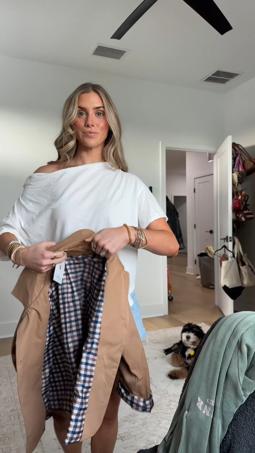 Amazon size small Tankaneo Womens Cropped Trench Coat Lightweight Single Breasted Jacket Fall Windbreaker Fashion Outerwear

#LTKSeasonal #LTKSaleAlert #LTKootd