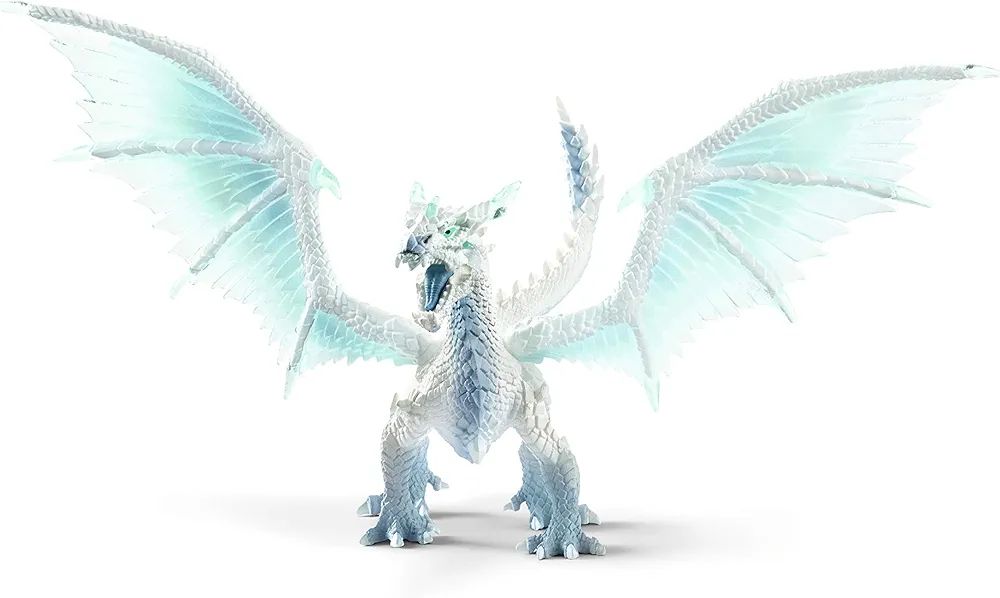 Schleich Eldrador Creatures Ice Dragon Toy Action Figure for Kids Ages 7-12,Blue, White | Amazon (US)