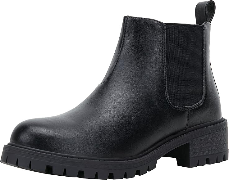 Vepose Women's 9625 | Chelsea Ankle Boots Low Heel Slip-on Booties | Amazon (US)