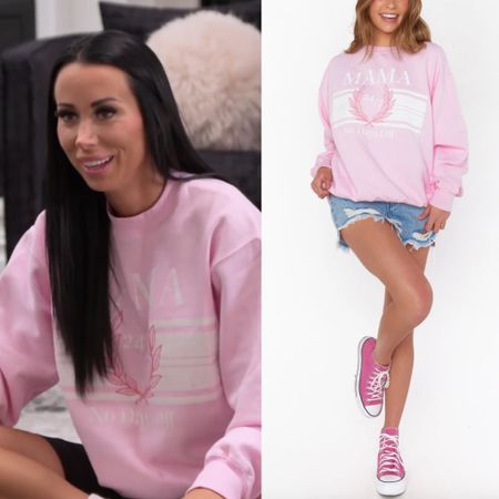 Rachel Fuda’s Pink Mama Sweatshirt 