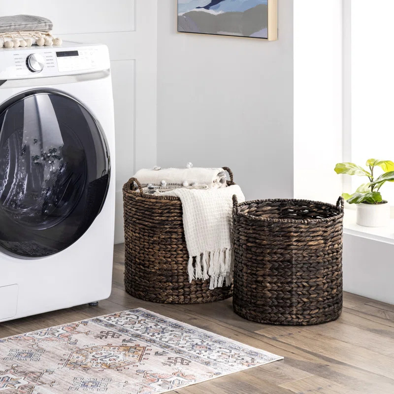 Braided Rattan Basket Set | Wayfair North America